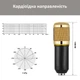 Мікрофон Branches BM-800 конденсаторний студійний металевий Чорний з золотим - зображення 5
