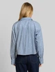 Рубашка женская Tom Tailor 1051835 S Синяя - изображение 2