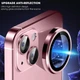Захисне скло Epik Metal Classic на камеру (в упак.) на Apple iPhone 13 mini / 13 Рожевий / Pink - зображення 3