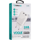 Сетевое зарядное устройство Gelius Pro Vogue GP-HC011 2USB 2.4A White - изображение 8