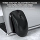 Беспроводная мышь TWolf X8, 2.4G + Bluetooth 5.0, 1200-3200DPI, 500mAh, Белый - изображение 5