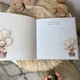 Іменна книга побажаннь " Ведмедик в корзині з кульками", бежевий колір - зображення 3