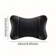 Автомобильная анатомическая подушка на подголовник для шеи Air Drive Full Black от боли утомляемости и релакса дышащая сетка черная - изображение 3