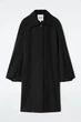 Пальто жіноче COS single-breasted car coat 1268090001 Eur 36 Чорний - изображение 7
