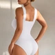 Моделирующий боди с корректирующим эффектом XL (48-50) белый - изображение 2