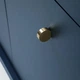 Комод высокий Perfect Home Моно / Mono MK104 4-дверный с черными ножками Гранат - изображение 8