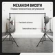 Стойка-ворота для фона телескопическая для фотостудии с чехлом и зажимами 2.6х3 м - изображение 9