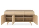 Комод Perfect Home Helion KSZ160 160x39x84 см дуб Віченца 3 дверцята 3 ящики Perfect Home - зображення 4