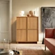 Комод высокий Perfect Home Ясуми / Yasumi KW98 4-дверный Дуб карамельный - изображение 1