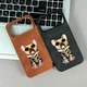 Чехол (накладка) Samsung A376 Galaxy А37 / Galaxy A37 5G, Teddy Bear Embroidered, Bulldog Black, Рисунок - 757460 - изображение 3