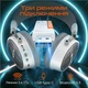 Bluetooth-гарнітура Meetion MT-BTH013-B, З мікрофоном, Стерео, Сірий - 759352 - зображення 3