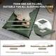 Килимок самонадувний Naturehike CNK2450WS020 Темно-зелений 200х63х10см 100мм (CNK2450WS020) - зображення 3