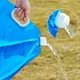 Канистра для воды мягкая 10 л. Портативный герметичный складной мешок для воды большой емкости 10л с краном, - изображение 7