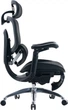 Кресло офисное Sihoo DORO C300 PRO V2 с подставкой для ног Black (C300-PRO-V2-B101-JT) - изображение 4