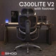 Кресло офисное Sihoo DORO C300 LITE V2 с подставкой для ног Black (C300-LITE-V2-B101-JT) - изображение 16