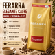 Кофе в зернах Ferarra Elegante Caffe Premium зерновая арабика 100% кофе для кофемашины эспрессо бразильский колумбийский средне темного обжаривания мягкий вкус высокий кофеин 1 кг - изображение 1