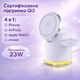 Qi2 Бездротова зарядка док-станція C16, Magsafe магнітна 4в1, для iPhone/Android, смарт годинників, навушників, функція нічника - Білий - зображення 11