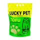 Соевый (тофу) наполнитель для котов Lucky Pet, с ароматом зеленого чая, 12 л (5.2 кг) - изображение 1