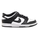 Кроссовки женские Nike Dunk Low Retro White Black (Gs) 36 Чорно-білий CW1590-100 - изображение 7