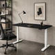 Стіл Space 2 електричним регулюванням висоти Ferrum-decor 75x100x67 Білий метал ДСП Каштан Арвадонна 16 мм (SPACE2004) - зображення 6