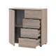 Комод Doros Рон 1 1 фасад 4 шухляды Дуб сонома 80х38х81 (41516294) (DRS-012176) - изображение 2