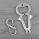 Міні-Мультитул NexTool BOTTLE OPENER Happy Hero KT5007B, брелок для ключів, компактний, стильний, 4 інструменти - зображення 2