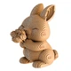 3D пазл Cartonic Collectible Bunny 60 эл (CCARTBUNNY) - изображение 3