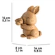 3D пазл Cartonic Collectible Bunny 60 эл (CCARTBUNNY) - изображение 6