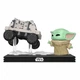 Фигурка Funko Pop Moment Star Wars Grogu with Polar Mouse Droid (90813) - изображение 2