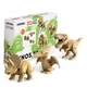 Картонный конструктор Cartonic 3D Puzzle Dinos Trio - изображение 1