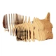 Картонный конструктор Cartonic 3D Puzzle Mega Bulldog, CARTMBUL - изображение 6