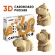 Картонний 3D Пазл Cartonic Capybara Trio 201 ел (CARTCAPYTRIO) - зображення 3