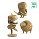 Картонный конструктор Cartonic 3D Puzzle Balirina Cappuccina and friends 301 эл - изображение 6