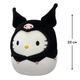 Мягкая игрушка Squishmallows Хеллоу Китти в образе Куроми 20 см, SQSN00388 - изображение 10