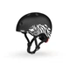 Шлем защитный Scoot and Ride Зебра с фонариком 45-51см р. (XXS/XS) ,SR-181206-ZEBRA - изображение 1