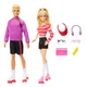 Набір Barbie Fashionistas 65th Anniversary Барбі та Кен Катання на роликах удвох, HXK90 - зображення 3