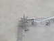 Серебряная серьга-пирсинг в нос Звезда (без прокола, обманка). 2801R - изображение 5