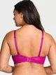 Бюстгальтер Victoria's Secret (28698755853) Sexy Tee Sheer Heritage Stripe Wireless Push-Up Bra 75B фуксія - зображення 2