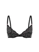 Бюстгальтер Victoria's Secret (286978992) Tease Rose Embroidery Unlined Demi Bra 80C черный - зображення 3
