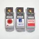 Шкарпетки універсальні демісезонні 3 пари Super Socks 001.S065 Куріння вбиває 42-44р. Світло-сірий - зображення 1