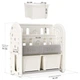 Дитячий стелаж Mealux Kub (KD-E052-2 W) Mealux KD-E052-2 W 1070946 - зображення 2