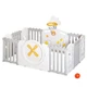 Детский манеж Mealux трансформер 4 в 1 (KD-C051 Grey/White) Mealux KD-C051 Grey/White 1070950 - изображение 2