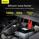 Пусковий пристрій бустер BASEUS Air Car Jump Starter CGNL020101 - изображение 6