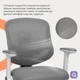 Детское кресло Qlab Kids Edition KC327G Gray [175532] - изображение 11