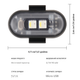 Led Cтробоскопы с пультом на мотоцикл, автомобиль комплект из 2-х штук, до 60 часов работы беспроводные мото мини лед стробоскопы - изображение 8
