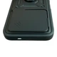 Чехол со шторкой камеры для Tecno Spark 50 4G (KN4n) черный (кольцо-держатель, противоударный) - изображение 6