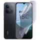 Антишпион приватная плёнка гидрогелевая для Xiaomi Redmi 15C 4G противоударная на сяоми редми 15c 4g прозрачная - изображение 1