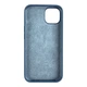 Чохол Silicone Case для Apple iPhone 13 темно-синій (силіконовий, захист камери) - зображення 2