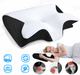 Ортопедическая подушка Memory Foam для шеи и плеч 62×37-8-12 см, форма бабочка, эффект памяти 1300гр KT7006278 - изображение 1