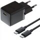 МЗП Baseus Palm Fast Charger 20W (1USB-C) + кабель Type-C to Type-C (P10111602) Cluster Black - зображення 1